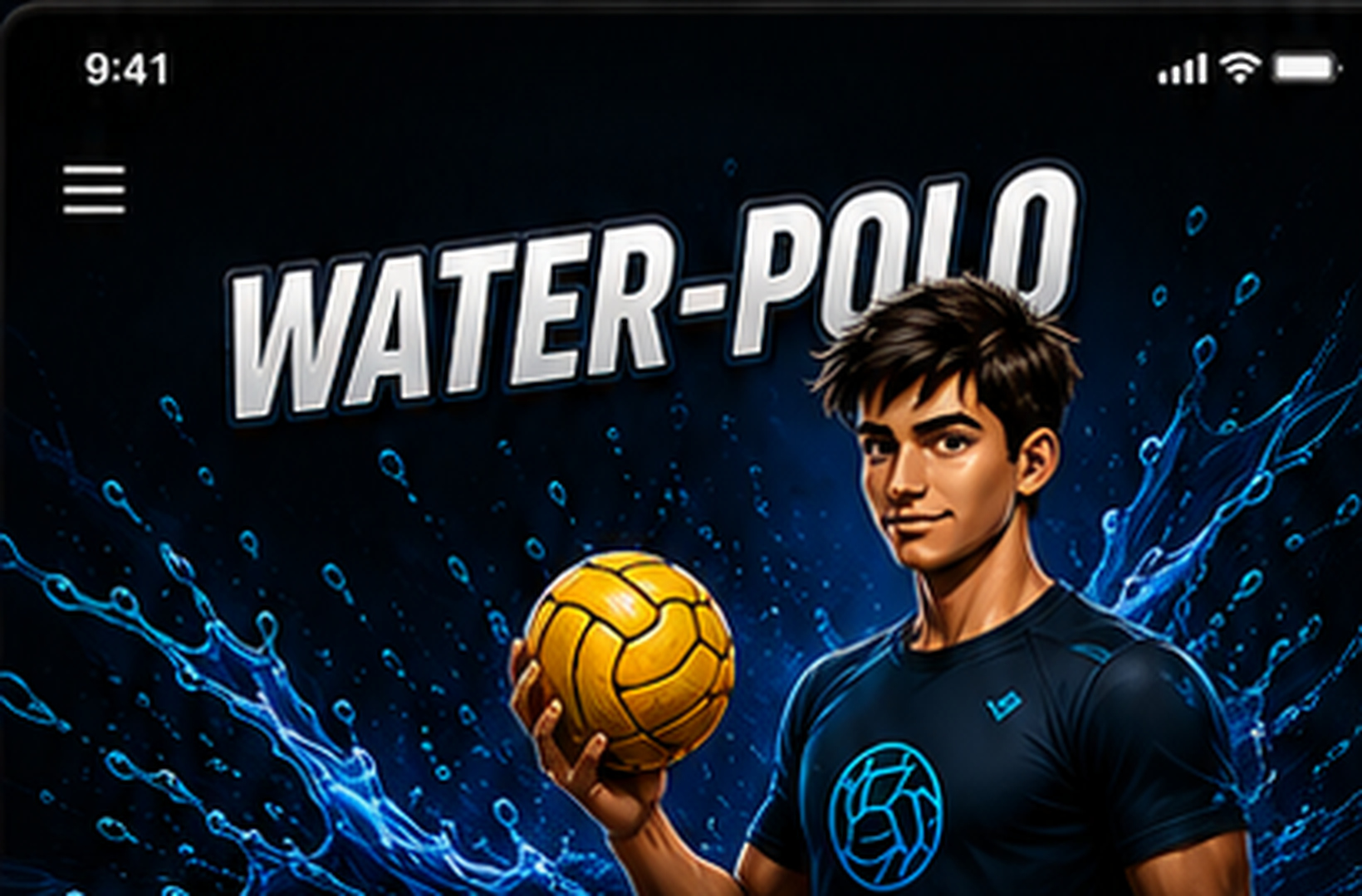 Jeune joueur de water-polo